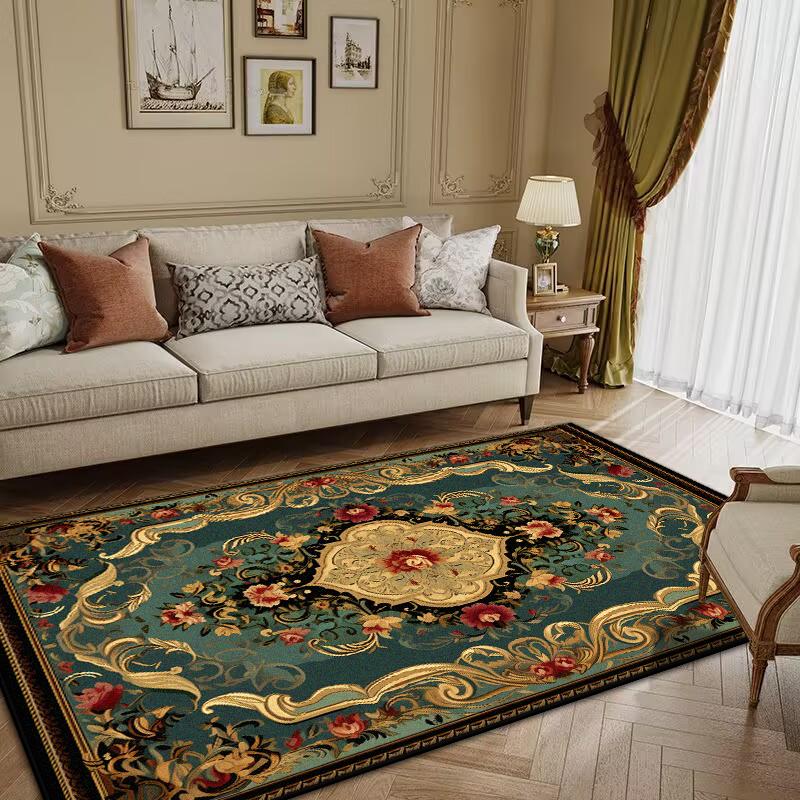 Persian Luxury Retro Carpet Living Room Large Size Rug Non-slip Coffee Tables Mat Home Decoration Bedroom Lounge Rug Tapis Salon