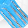 FEITA Professional Craft Tweezers Stainless Steel Precision Tweezer Set for Hobby, Electronics, Model Making, Jewelry Picking Tool - 4 Pieces