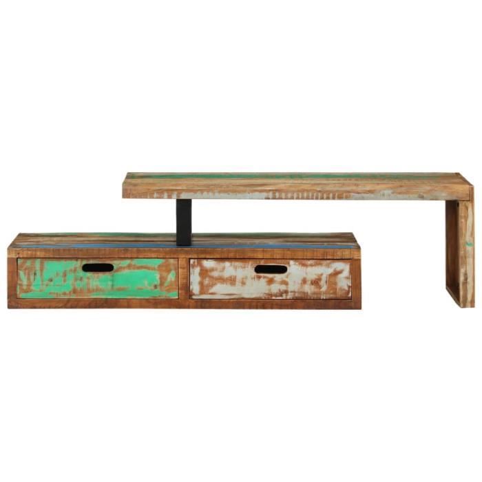 VidaXL Meuble TV Bois de récupération massif 351678