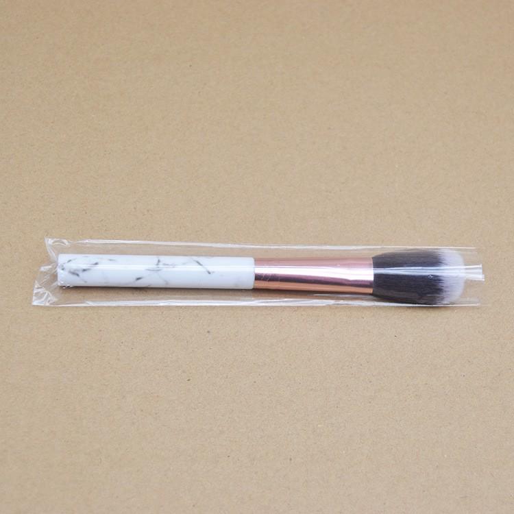 Marble Pattern Makeup Brush: Blush, Powder, Highlighter, Dusting - In Stock