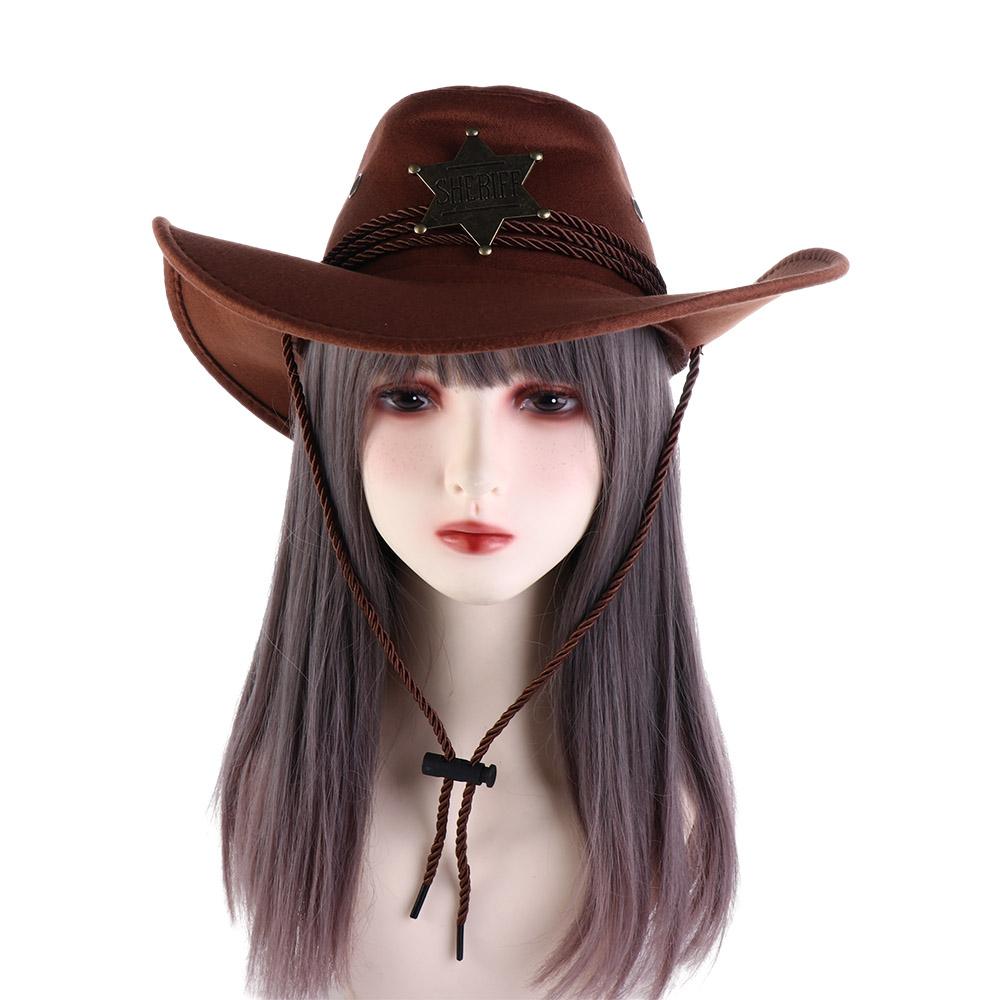 Climbing Hats Sun Protection Caps Western Cowboy Hats Star Travel Sunscreen Caps Summer Sun Hats