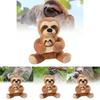 Cute Sloth Plush Toy Mother And Baby Soft Stuffed Animal Doll Kids Gift 20cm And 30cm
