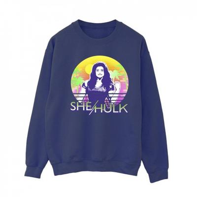 Womens/Ladies She-Hulk: Attorney At Law Sunset Smile Sweatshirt