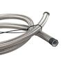 AN4 AN6 AN8 AN10 AN12 Fuel Line Hose,Nylon Braided Fuel Line Hose with Stainless Steel Mesh Reinforce Black