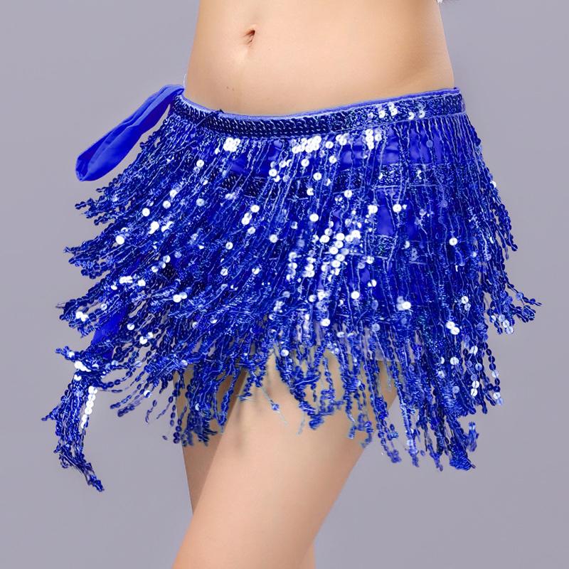 

Женский пояс с кисточками и блестками для танца живота, аксессуары