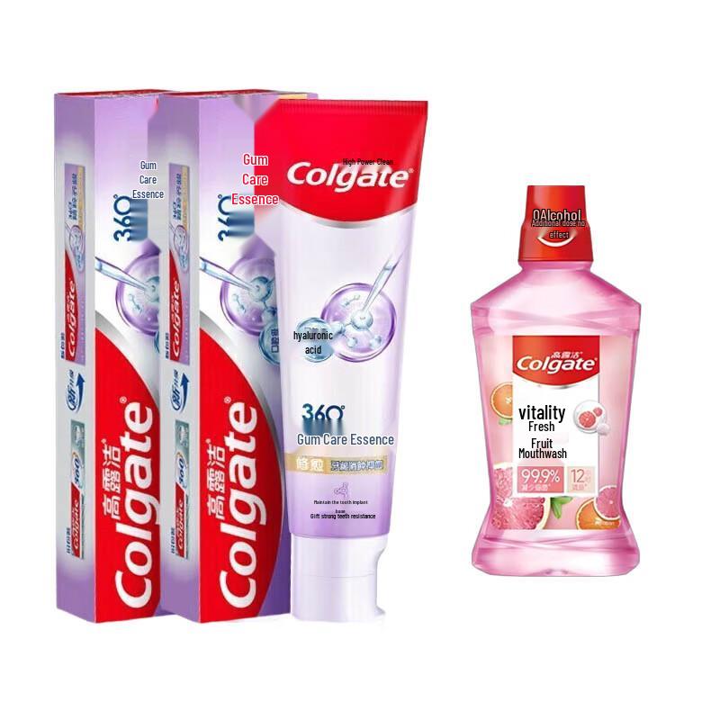 Colgate Gum Care Toothpaste  Fruit Flavor Mouthwash Set