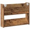 Shoe Cabinet 2 pcs Reclaimed Wood Look 80 x 18 x 60 cm Engineered Wood
