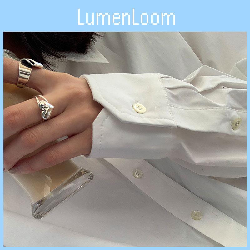 Stunning 925 Sterling Silver Geometric Heart Shaped Ring For Trendy Fashion Lovers