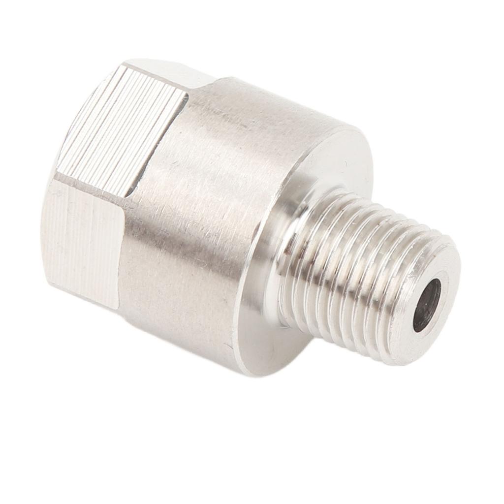 Oil Pressure Gauge Adapter 1 8in NPT Male To M10x1.0 Female for Oil Fuel Water Pressure Temperature Gauge Take Off