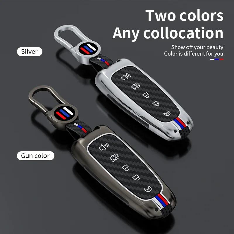 Car Key Case for Lincoln MKS MKT MKX MKZ Navigator Car Key Shell Cover Fob For Ford Escape Focus Taurus Flex Edge Explorer