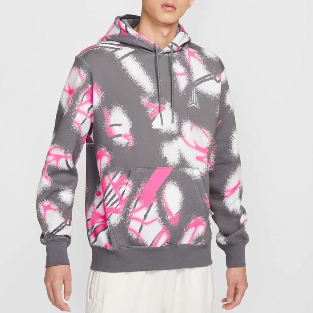 Nike Men's Hoodie Fashionable Versatile Pullover Graffiti
