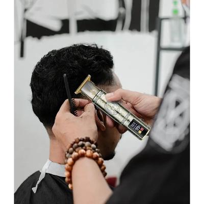 T9 Professionelle Haarschneidemaschine Drahtloser elektrischer Haarschneider Digitalanzeige Haarschneidemaschine Männer Bartrasierer Friseur für Männer