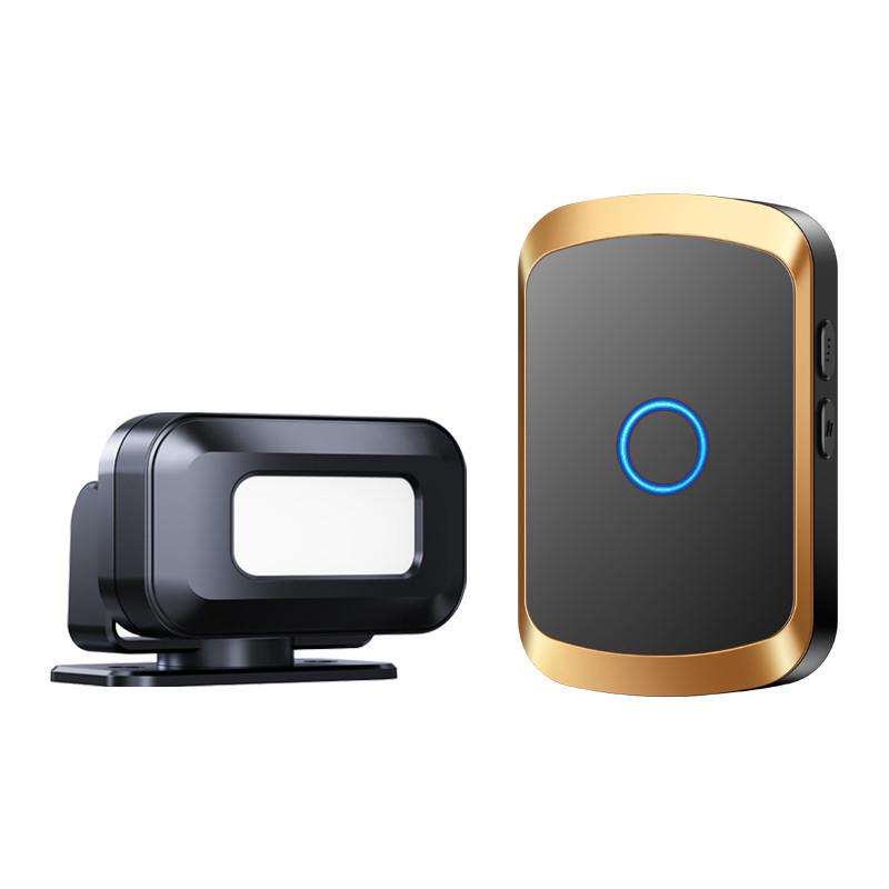 Entry Sensor: Voice Reminder with Greeting, Split Type Doorbell, Dual Power Supply