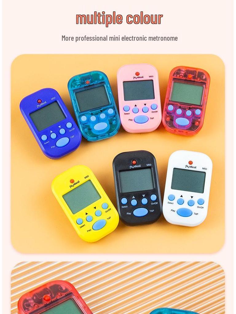 Wonderful M50 Mini Metronome: Electronic Rhythm Keeper for Piano, Guitar, Violin, and Guzheng.