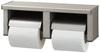LIXIL INAX CF-63HS One-Touch Double Towel Holder with Shelf, Stainless Steel (Hairline)