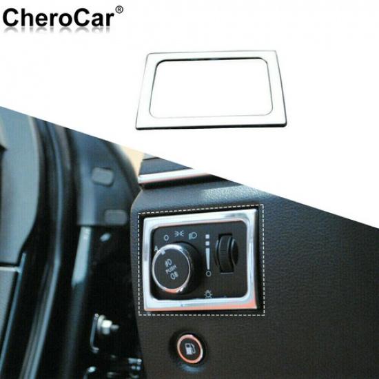 

Chrome Headlight Switch Button Trim For 11+Jeep Grand Cherokee Inner Accessories