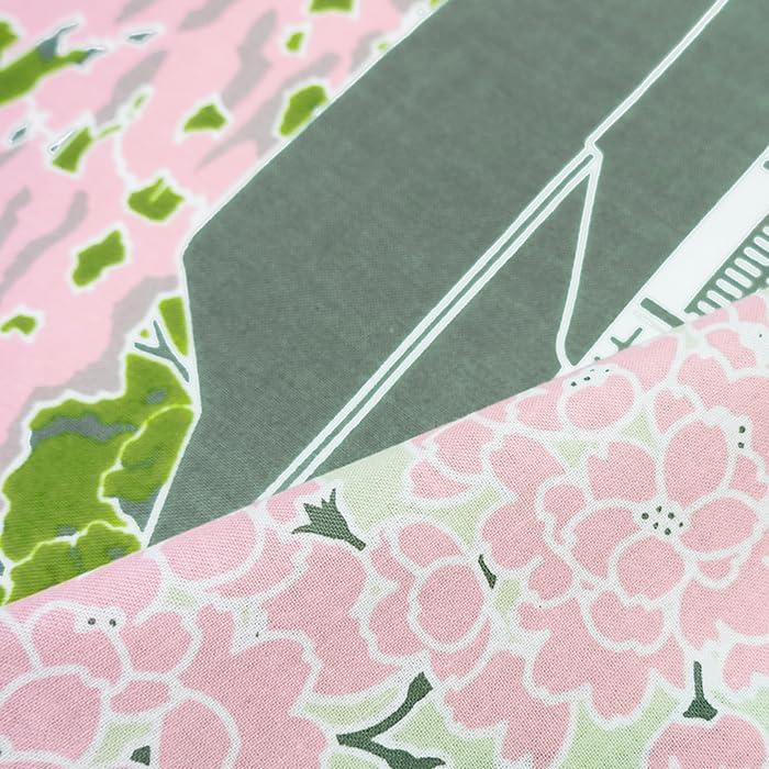 Someno Anbo Tenugui Blossom Hand Authentic Made in 35cm x 100cm "Cherry Garden" Towel, Dyed, 100% Cotton, Tokuoka, Japan,