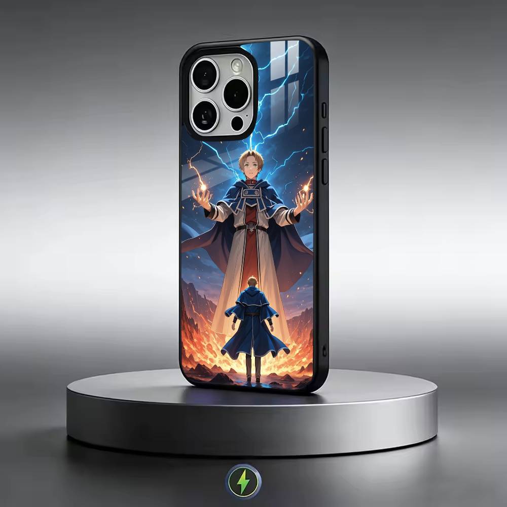 Comic Mushoku Tensei Greyrat Phone Case For iPhone17,16,15,14,13,12,11 Plus,Pro Magnetic For Magsafe Wireless Charging