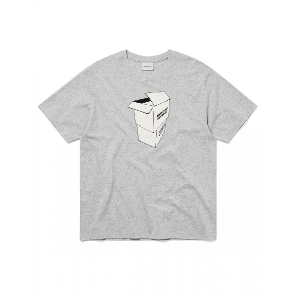 Thisisneverthat 2 Parcels Tee Heather Grey S