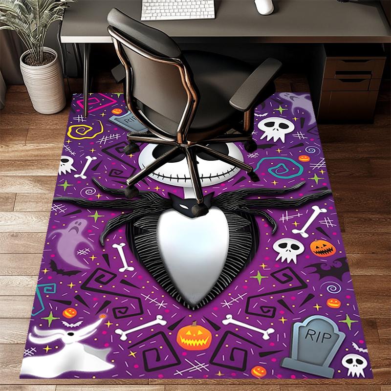 1pc Jack Christmas2 Design Printed Area Rug Carpet for Bedroom Living Room Home Decor Rugs Mat Non Slip Mat Rug for Bedside
