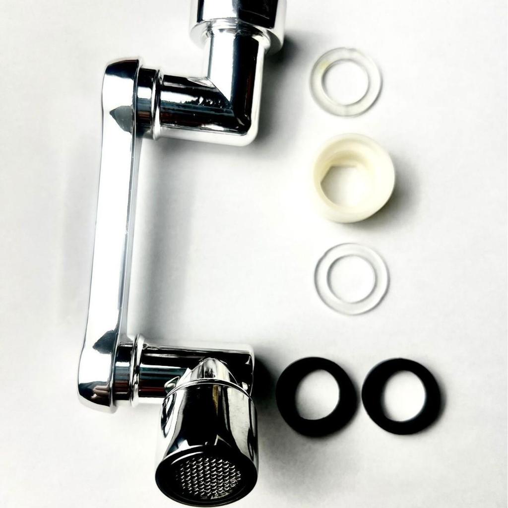 Universal Rotating Mechanical Arm Faucet Extender for Bathroom Basin