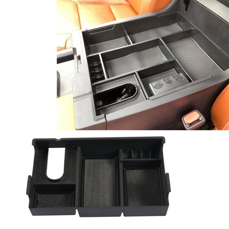 For Tundra 2007-19 Car Center Console Storage Tray Armrest Box Automobile Interior Hidden Organizer Auto Accessories