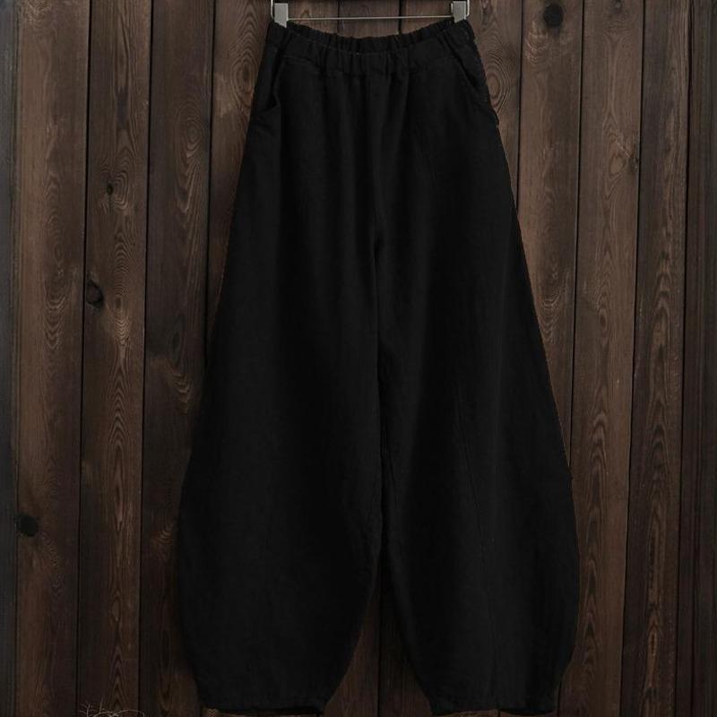Women's Fashion Casual Solid Color Print Pants & Capris