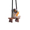 Swing Astronaut Car Hanging Ornament Swing Car Pendant Swing Astronaut Auto Decoration Car Rearview Mirrors Pendant