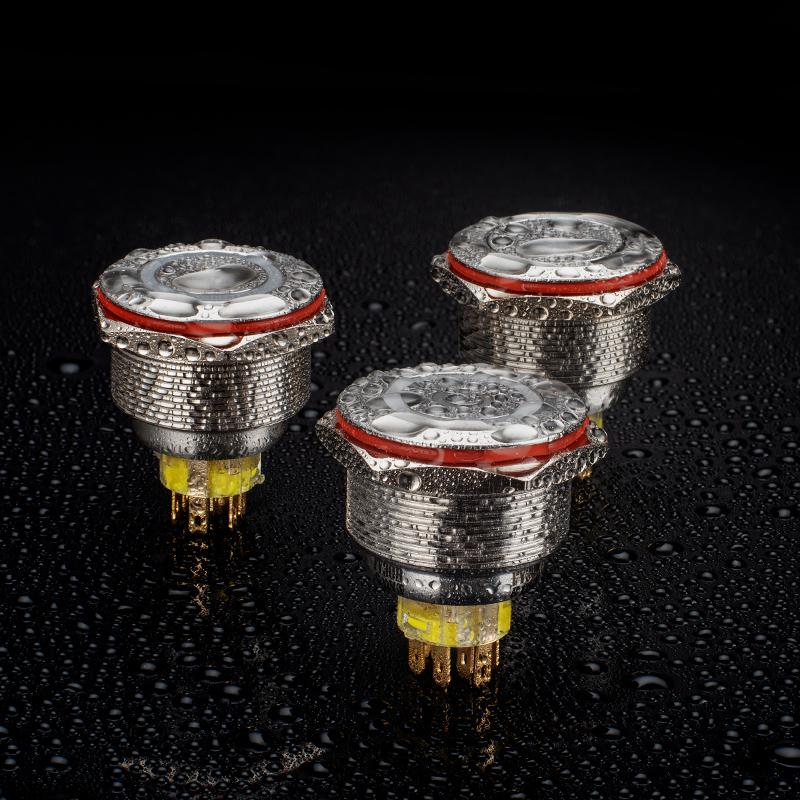 30mm Metal Pushbutton Switch: Self-Reset, Self-Locking, Double Flash Control, Two-Way with Light, Two On/Off Functions