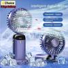 Mini Portable Air Conditioner Electric Fan Cooler USB Charging Household Neck Fan Portable Air Conditioner Fan