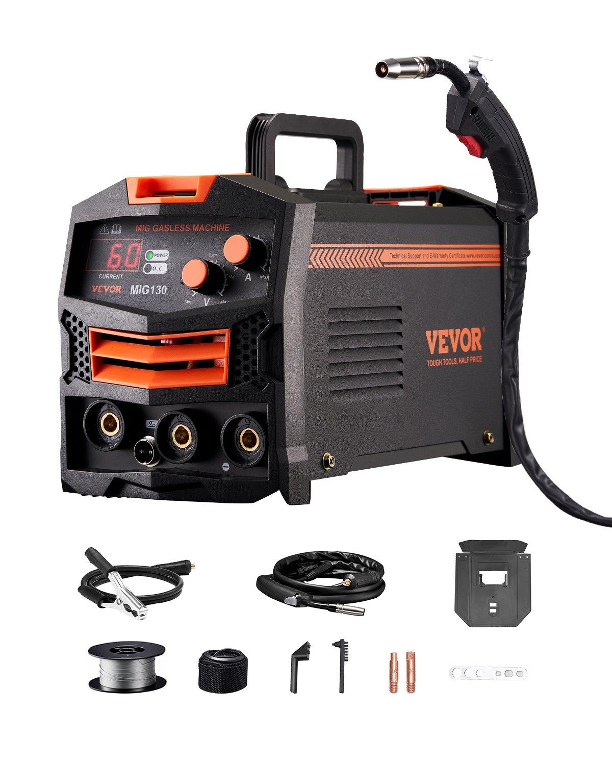 VEVOR MIG Welder, 130Amp Synergic Mig