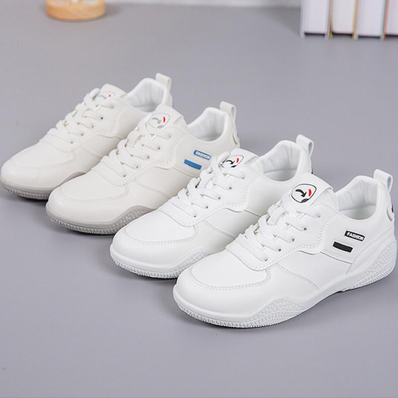 White Shoes All-match Lightweight Women's Sports Casual Shoes Soft Sole Breathable Shoes