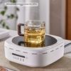 Wooden Handle Clear Glass Cup High-Temperature Resistant Whiskey Glass Latte Glass Cup  Household
