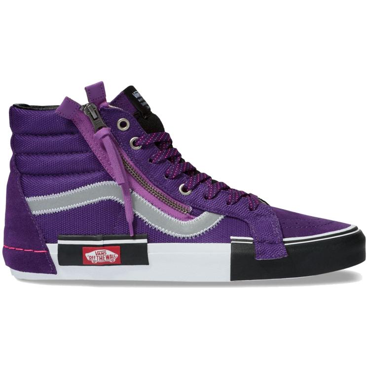 Vans SK8 HI Reissue Cap 'Violeta Índigo/Preto' Roxo/Preto VN0A3WM1TUW