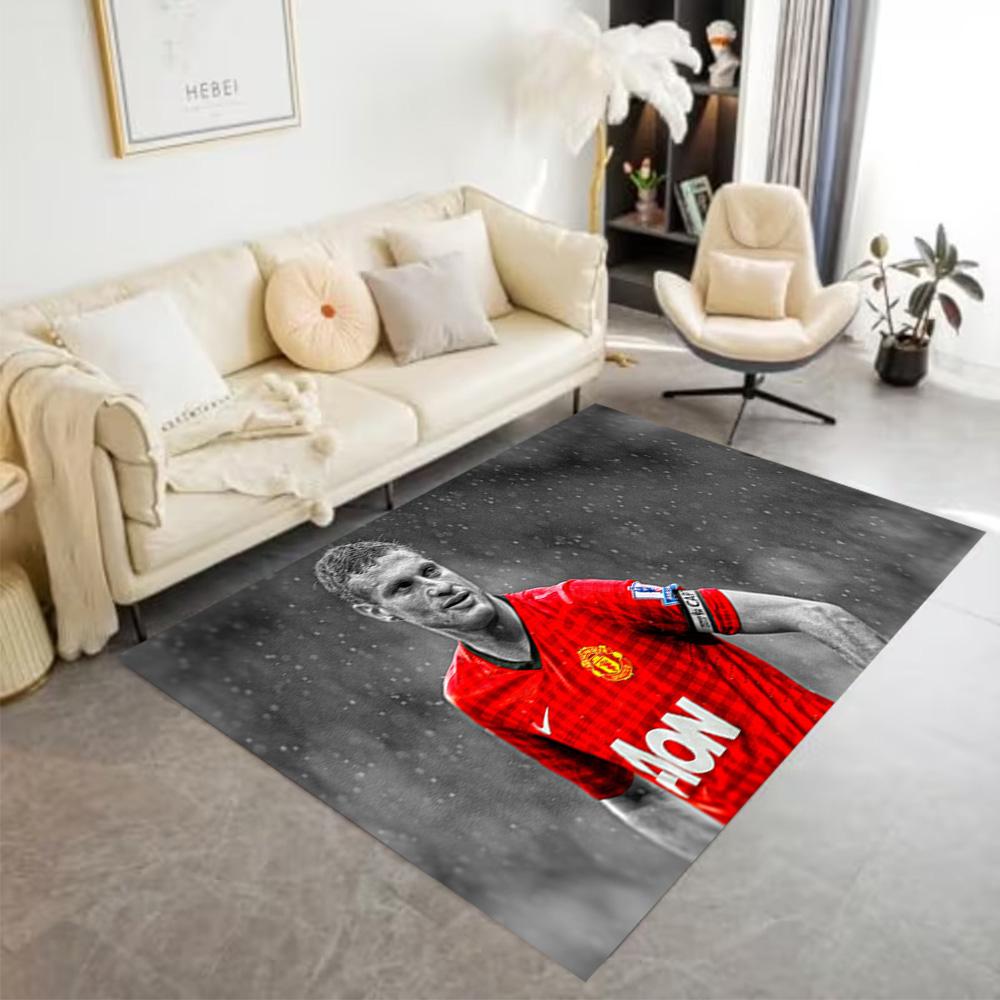 Manchester United's Rainy Day Hero Floor Mat Suitable for Outdoor Balcony Decorate room Foyer Anti-slip Rug Decorate Offices Perfect Gift for Women/Me
