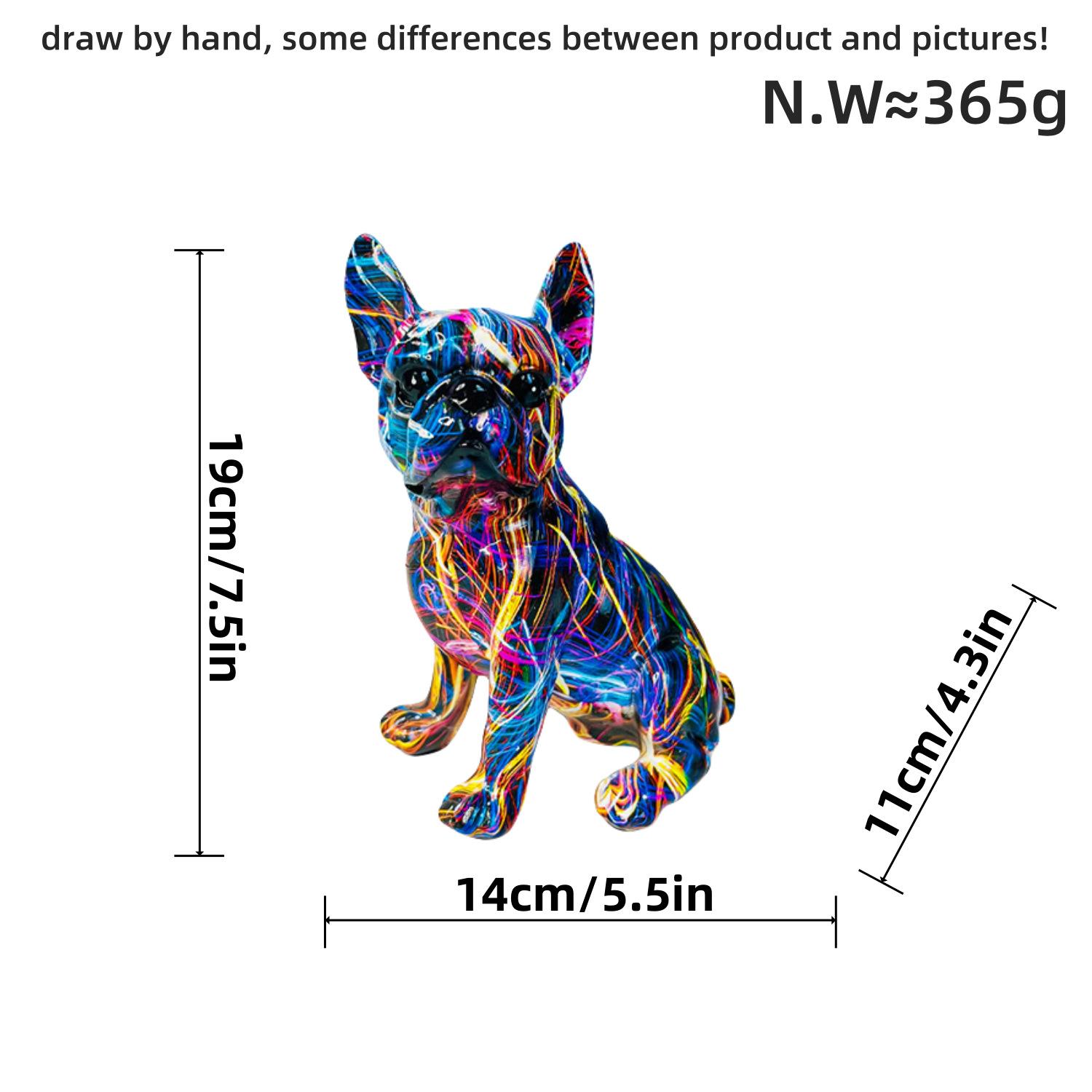 Hond Hond Huis Woonkamer Ornamenten High-end Entree Bureau Decoratie Hars Ambachten