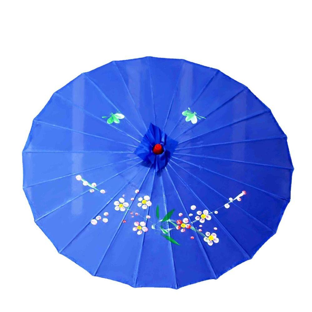 Classical DIY Painting Paper Umbrella Vintage Oil Paper Umbrella  Kindergarten