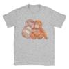Punch Monkey Abandoned Baby Monkey for Unisex Women T Shirt Creative Tee Shirt Short Sleeve TShirts Cotton XL XL XL Tops