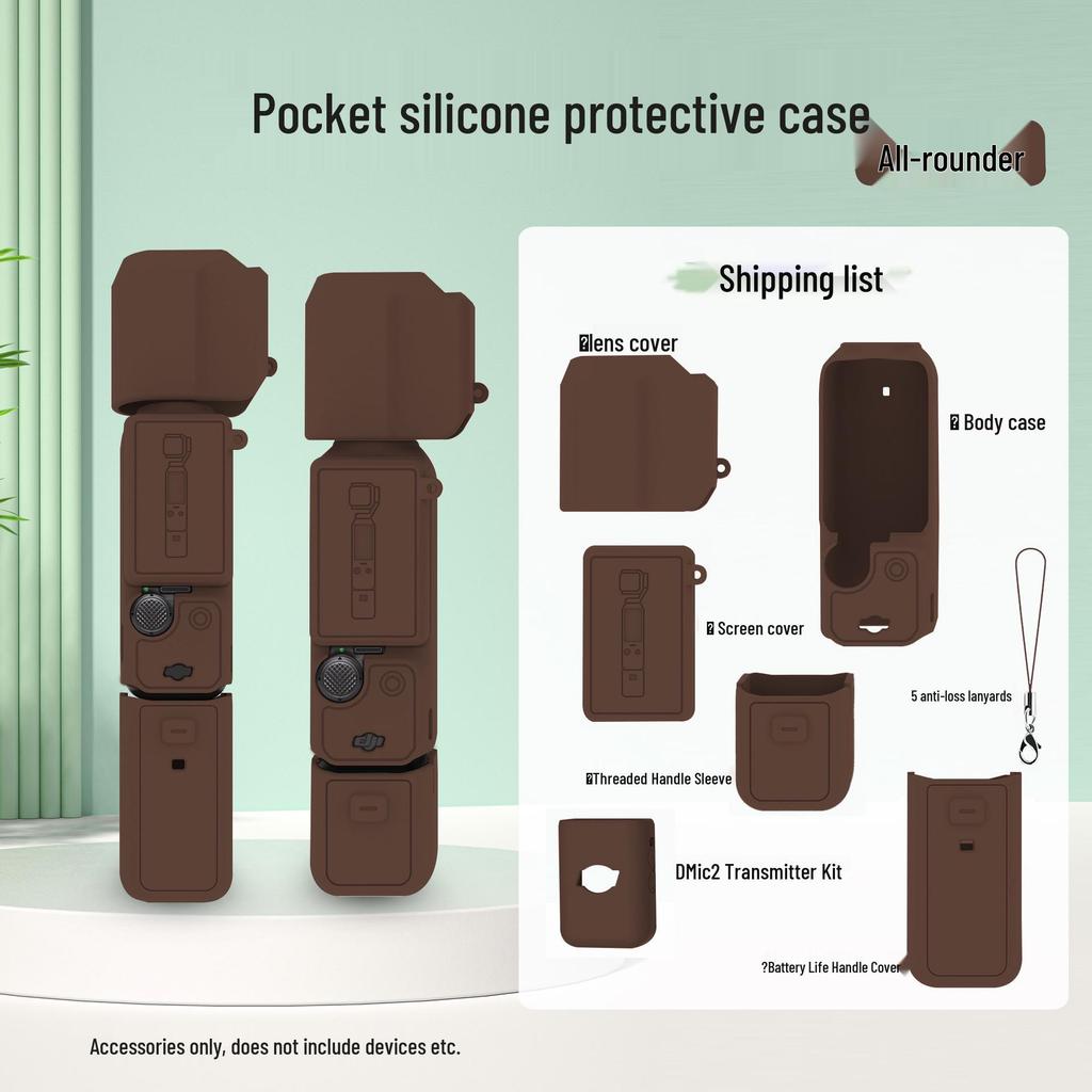 Silikonowe etui ochronne DJI Osmo Pocket 3 na gimbal i obiektyw aparatu