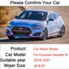 Lame Ștergătoare Față pentru Hyundai Veloster N 2018     Parbriz Fără Ramă Cauciuc Silențios Accesorii pentru Răzuire Zăpadă