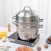 Debo 3-Layer 304 Stainless Steel Steamer Pot