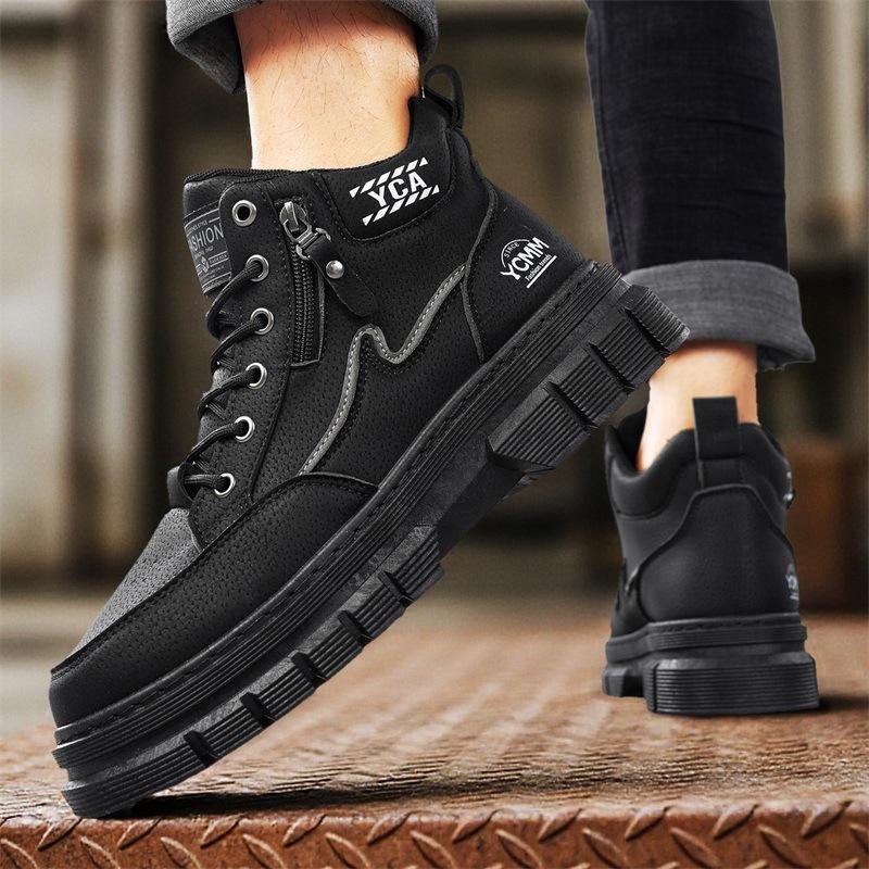 Martin Boots High-top New Winter British Style Retro Medium-top Thick-soled Heightening Casual Short Boots