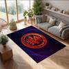 Eintracht Frankfurt Football Print Crystal Velvet Rug, Comfortable Water Absorbent Non Slip Indoor Floor Carpet