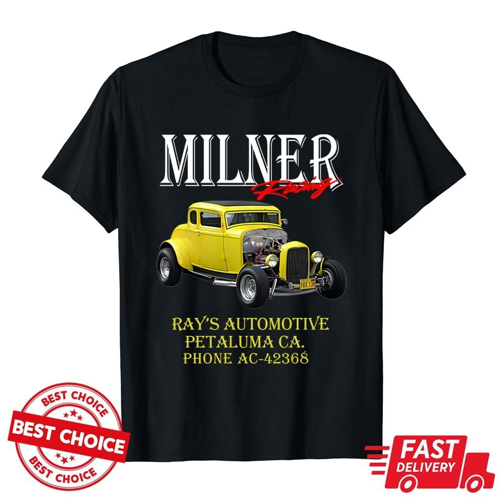 

Milner s 32 Deuce Coupe American Graffiti RACING Unisex t-shirt S-5XL Q4791 Unisex T-Shirt L