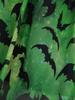 Rosegal Gothic Tie Dye Ombre Bat Printed Mesh Lace Up Cross Ruched A Line Tank Dress