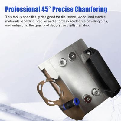 Stainless Steel 45° Corner Brick Chamfering Tool Manual Metal Bracket For Precision Trimming Tile Cutting Angle Grinder Stand