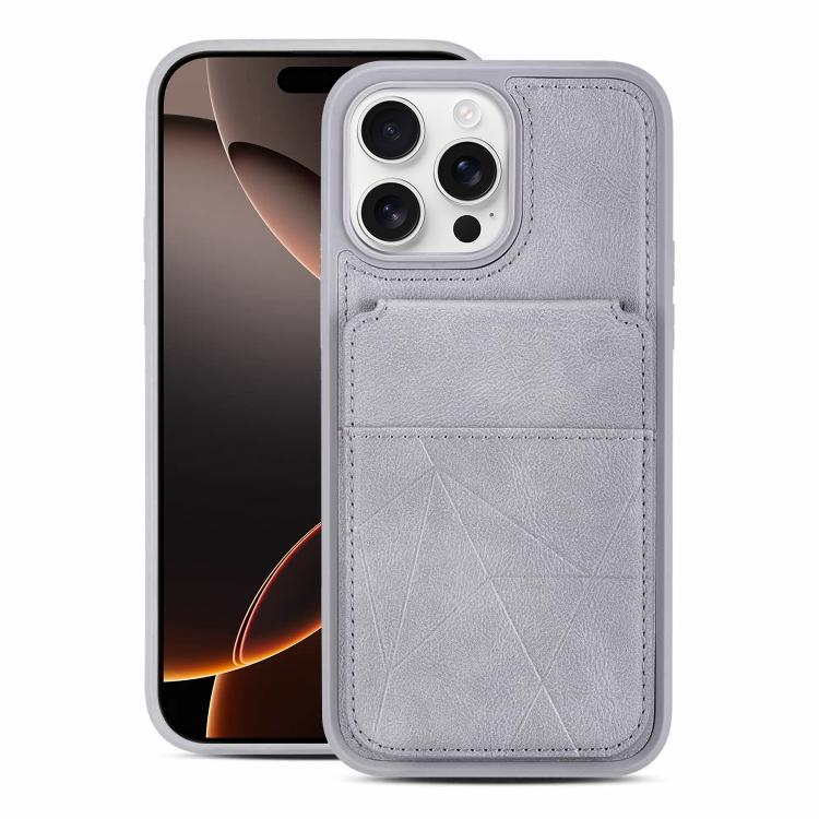 Multifunctional Vertical Flip Card Wallet Holder Vegan Leather Back Phone Case
