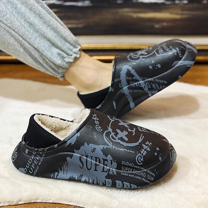 Зимняя пара плюс бархат теплые хлопковые туфли ленивые туфли повседневная мода плюс — фото 18