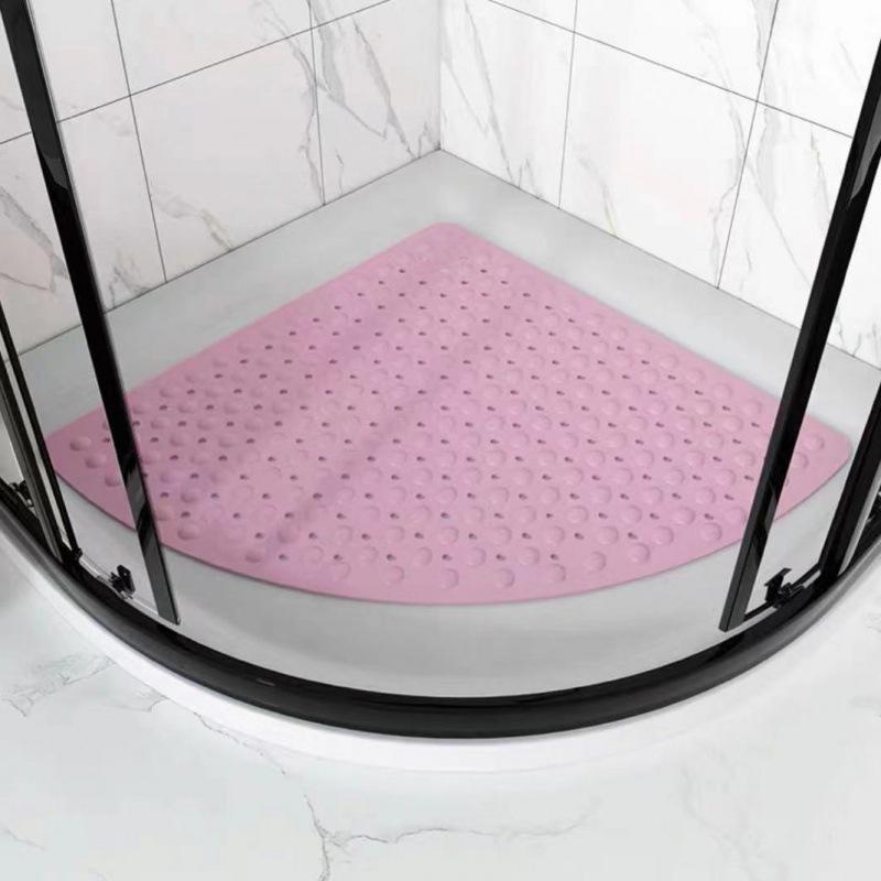 Fan-Shaped Anti-Slip Bathroom Massage Mat