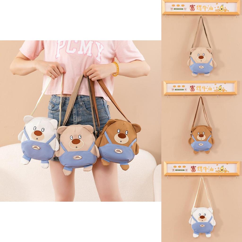 Kids Anime Pattern Nylon Shoulder Bag With Breathable Design For Students